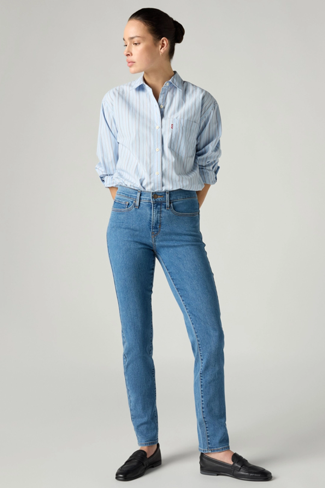 Levi's Jean Slim Shapping 312 - Femme - Bleu / Darkest Sky - 33X32