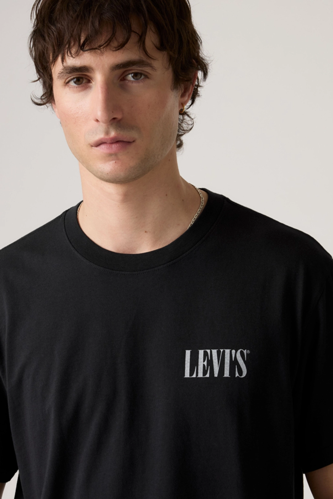Levi's T Shirt Graphique Relaxed - Homme - Noir / Jet Black - 2XL - 2