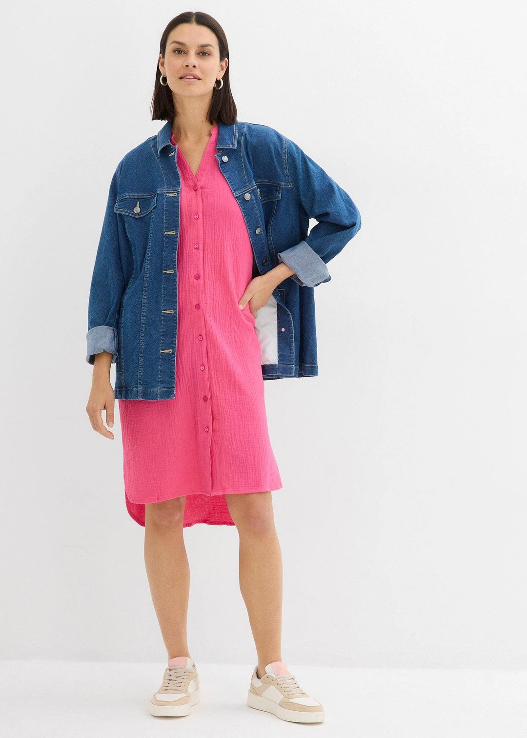 Robe-chemise 100% coton - 2