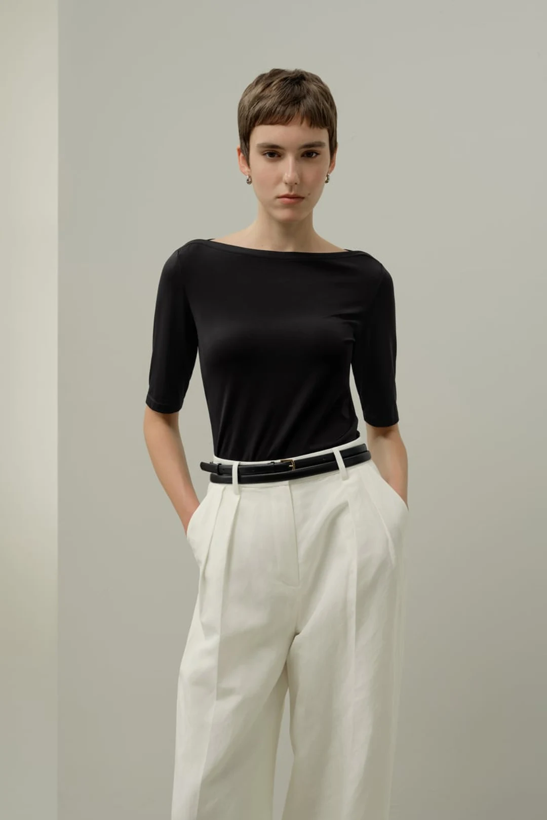 LILYSILK Haut Jersey Silk Breeze Noir M: Élégant, Respirant et Confortable