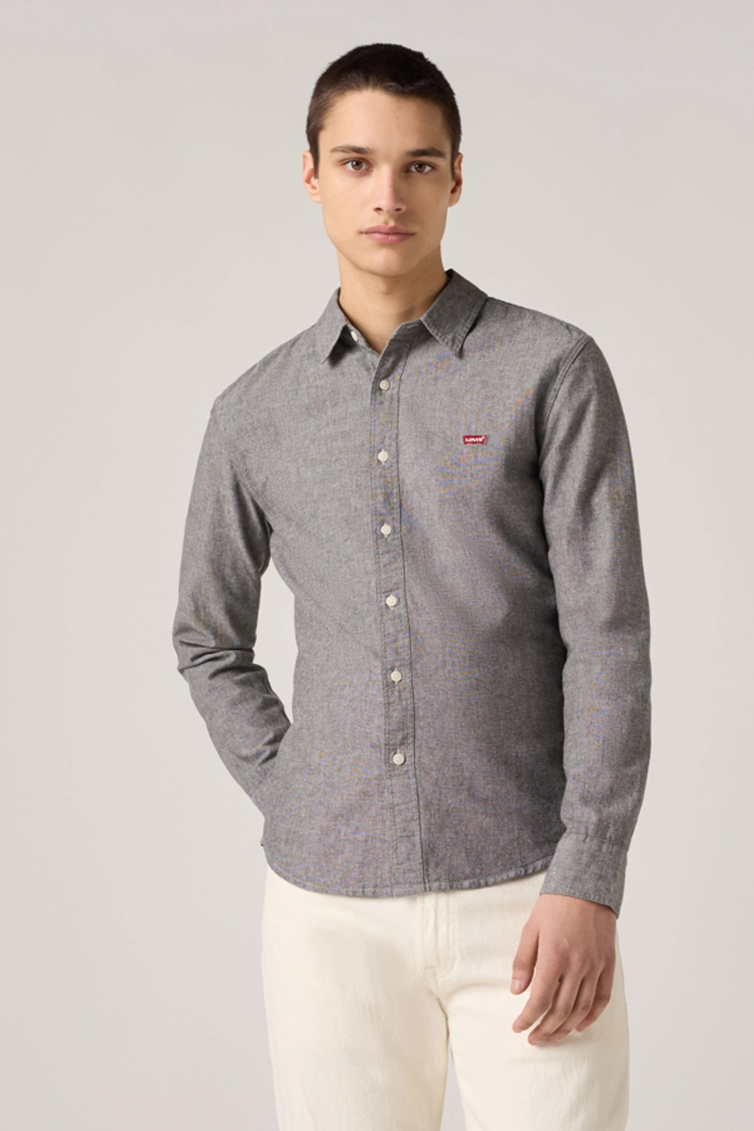 Levi's Chemise Battery Slim Housemark - Homme - Bleu / Naval Academy - XS