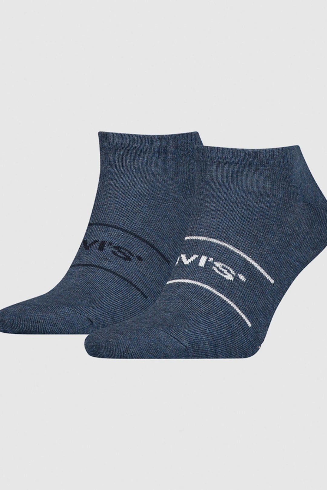 Levi's Chaussettes Basses En Coton Recyclé Logo Batwing Lot De 3 - Homme - Blanc / White - 43