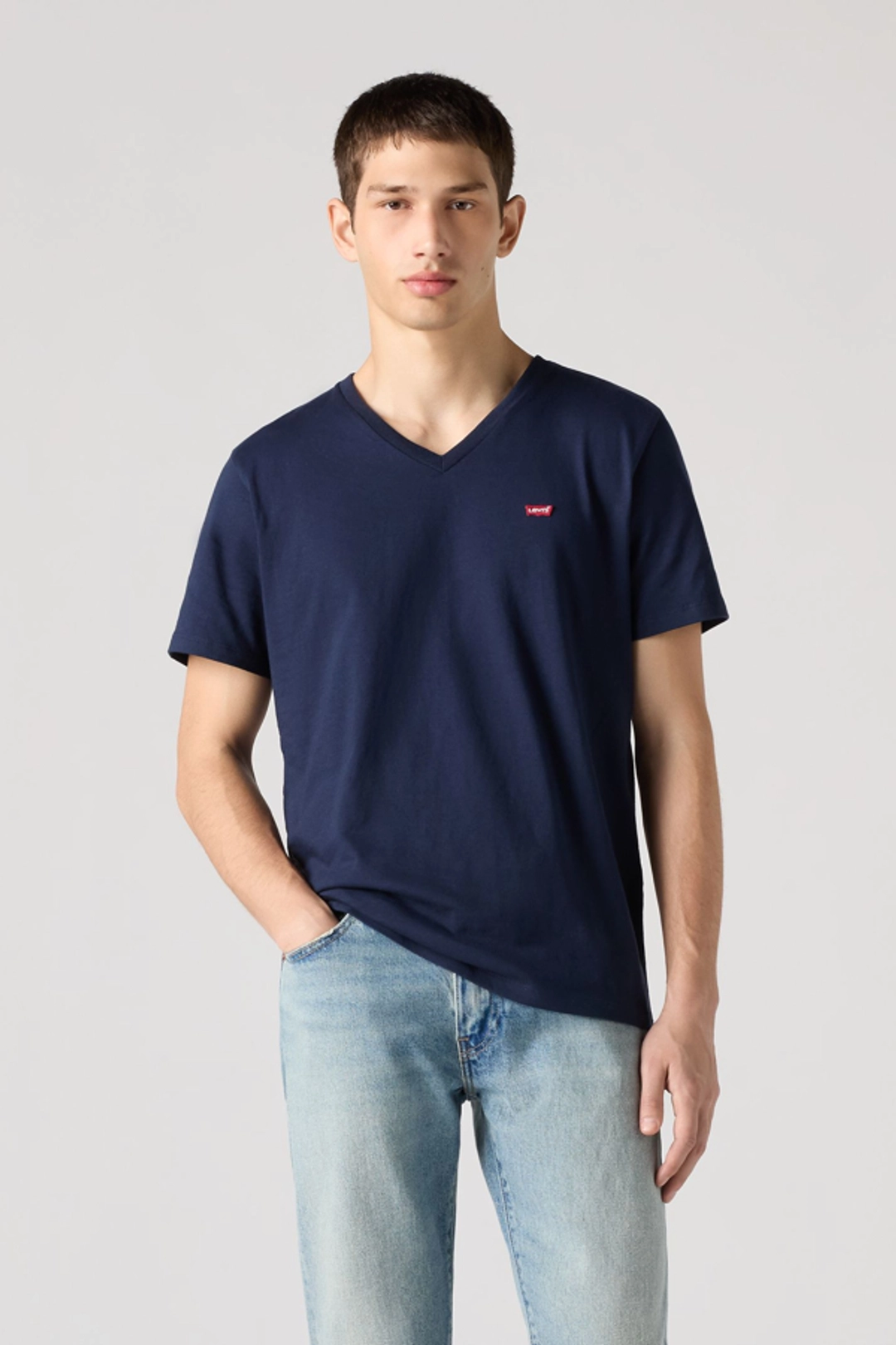 Levi's T Shirt Housemark Original - Homme - Bleu / Blue - 2XL - 2