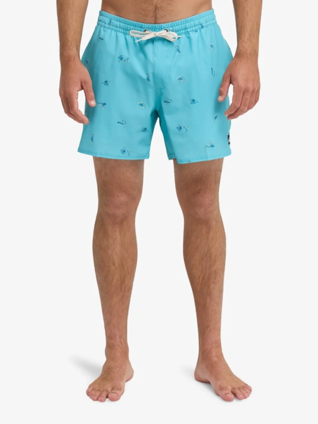 Stretch Printed Volley 16" - Short de bain pour Homme Noir