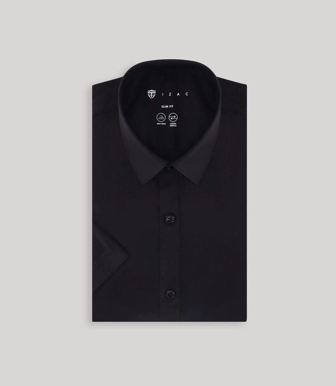 IZAC - Chemise ville unie noire