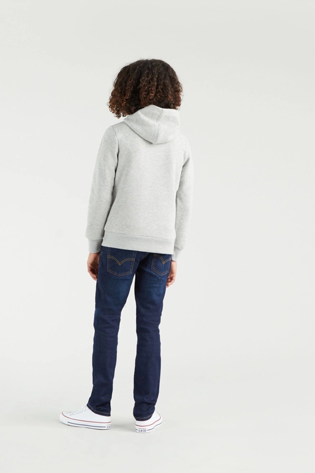 Levi's Teenager Mini Batwing Pullover Hoodie - Homme - Vert / Cameo Green - 14A - 2