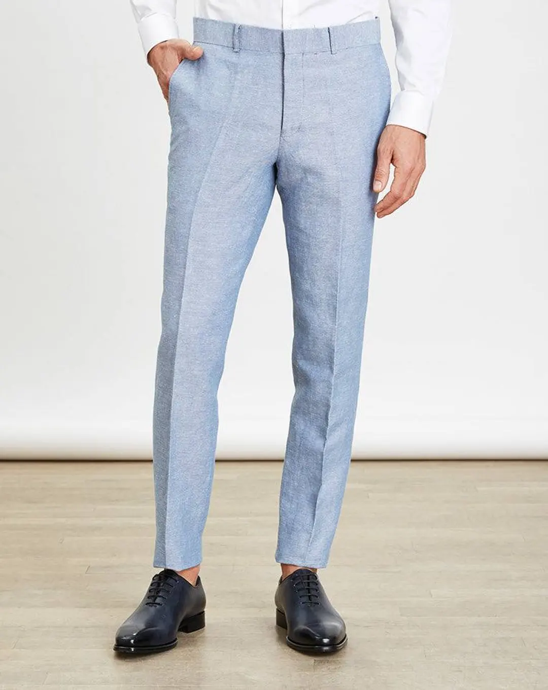 IZAC - PANTALON VILLE SUPEC CIEL