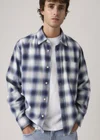 Bleu / James Plaid Rain Washed
