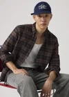 Marron / Chocolate Garment Dye Plaid