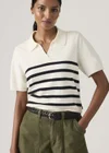 Blanc / Isabella Stripes Tofu + Anthracite