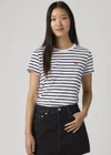 Bleu / Emily Stripe Bright White Navy Blazer
