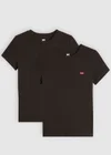 Noir / 2 Pack Tee Caviar & Caviar