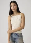 Multicolore / Abbey Ditsy Coral Blush Pointelle