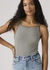 Noir / Patricia Printed Check Anthracite Night