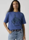 Bleu / Studded Faded Cowboy Sunshine Blue