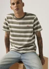 Beige / Jen Stripe Maitake Brown