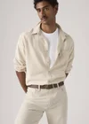 Cream / Pumice Stone Cotton Linen