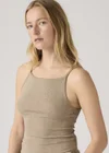Beige / Taupe Gray Heather Pointelle