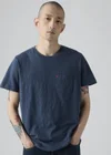 Bleu / Dress Blues Heather Slub Jersey