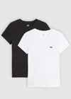 Multicolore / 2 Pack Tee White + & Anthracite Night