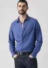 Bleu / Sunshine Blue Cotton Linen