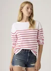 Rouge / Magnolia Stripe Egret True Red