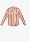 Beige/red